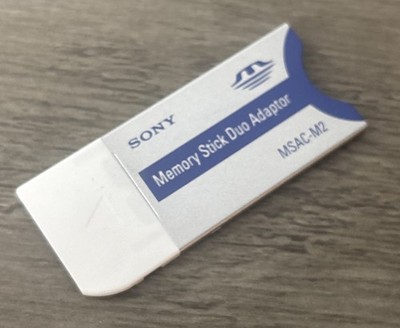 Sony Memory Stick Duo Adaptor Adapter MSAC-M2 Genuine OEM - Free Shipping