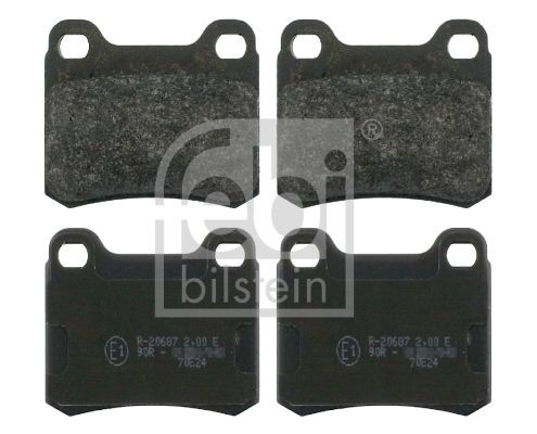 Bremsbelagsatz Scheibenbremse Hinten Febi Bilstein 16154 FÜR Mercedes Belagsatz-image