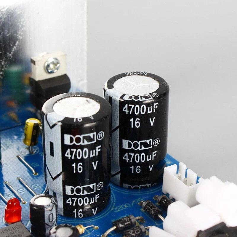 TDA2030A Scheda Amplificatore Fai da Te 15W +15W 2 Canali 2.1 Modulo Audio KIT - Immagine 4 di 4