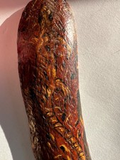 Vintage Australian Aboriginal Wooden Boomerang Hand Carved  Outback Mulga