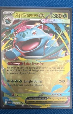 Mega Venusaur ex 003/132 Me01: Mega Evolution Holo
