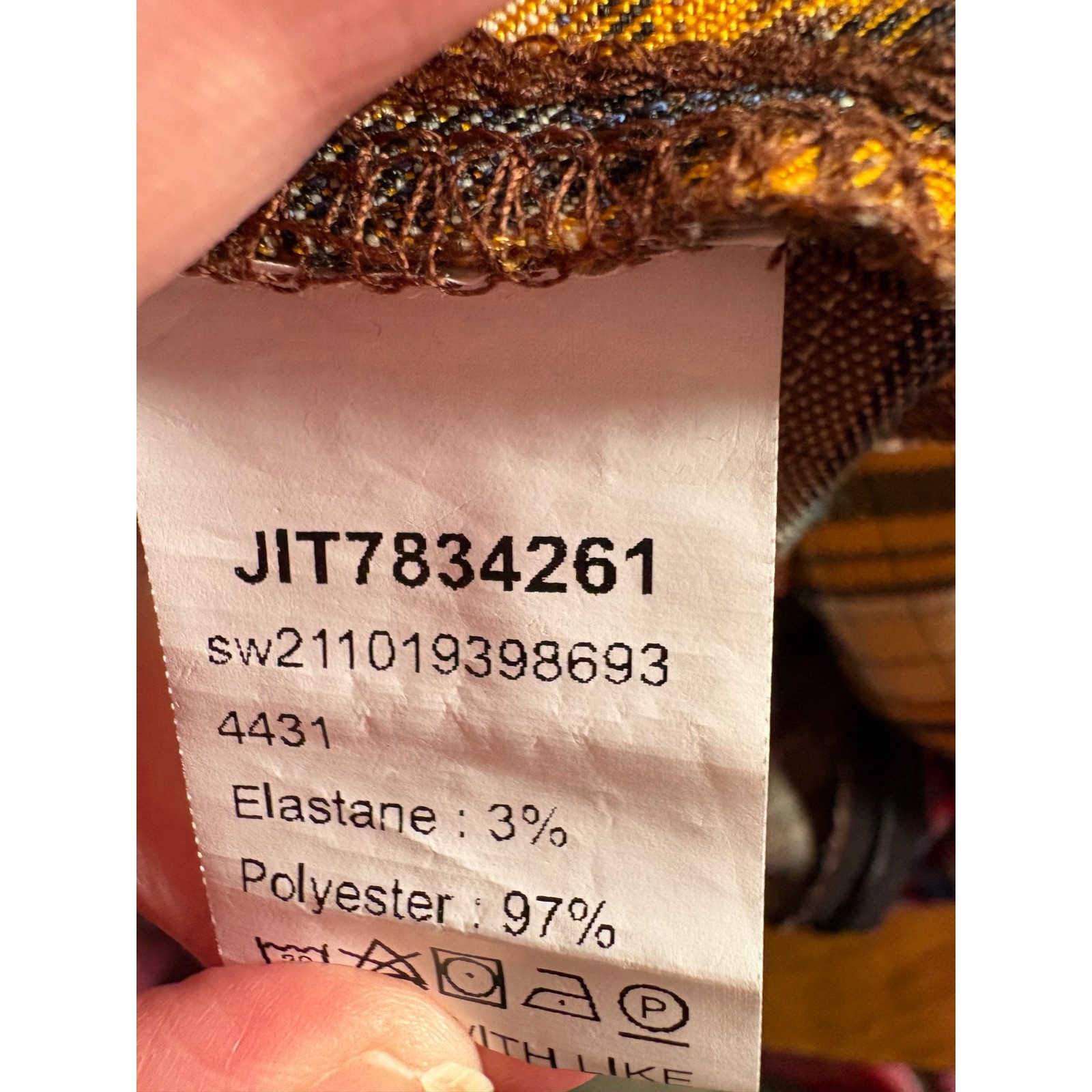 SHEIN Mixed Plaid Patchwork Pleated Mini Skirt Mu… - image 5