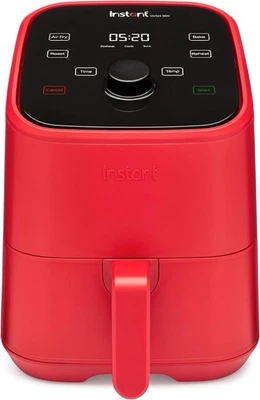 NEW Instant Vortex 2QT Mini Air Fryer for Quick Easy Meals Instant Pot - Red