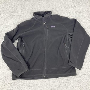 Patagonia Fleece Jacket Mens XL Black Regulator Full Zip Outdoor Gorpcore