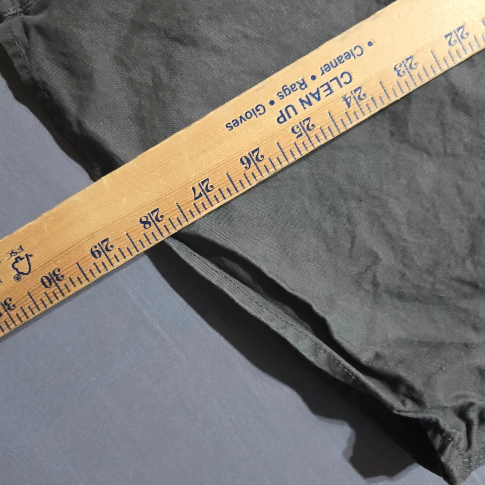 Camisa de Tiro Cabelas Para Hombres XL Botones Verde Bronceado Caza Almohadilla para el Hombro Bolsillo Foto 4 de 4