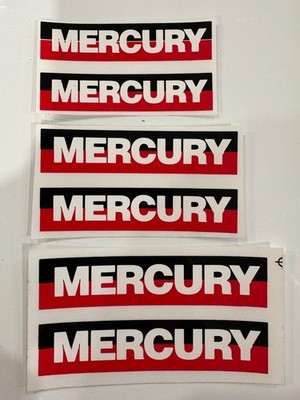 VINTAGE MRP MERCURY OUTBOARD DECAL LOT (3) - RARE