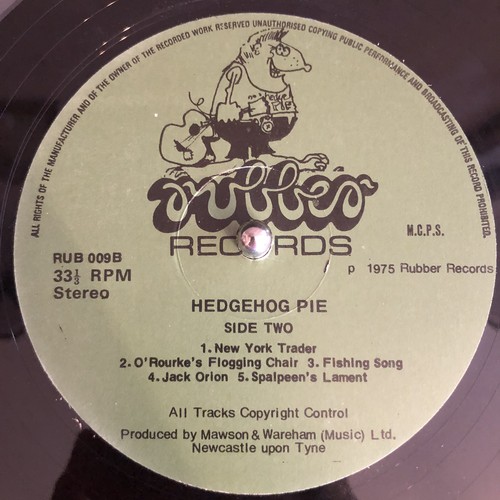 Hedgehog Pie, S/T, Vinyl LP, Rubber 1975, VG/VG+, Rub009, Textured W Insert - Picture 12 of 16