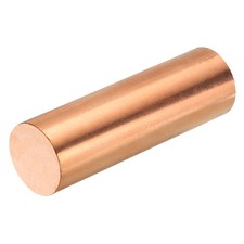 Pure Copper Round Rod 1.26 Inch Diameter 4 Inch Length Copper Rod