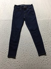 American Eagle Super Stretch Jeans Womens 4 Short Dark Wash Ankle