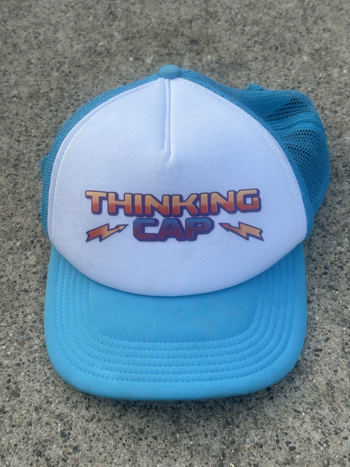 Stranger Things Thinking Cap SnapBack Trucker Hat… - image 1