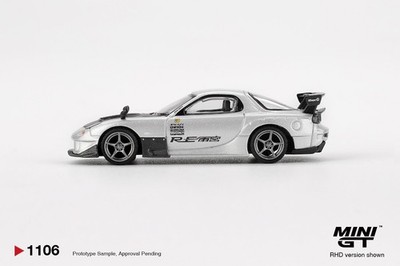 Mini GT 1:64 Mazda RX-7 RE-Amemiya Silver Metallic #1106 | eBay