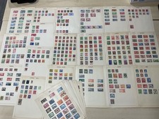 Commonwealth stamps. QV on. Mint/used. Vintage. Leaves. D19