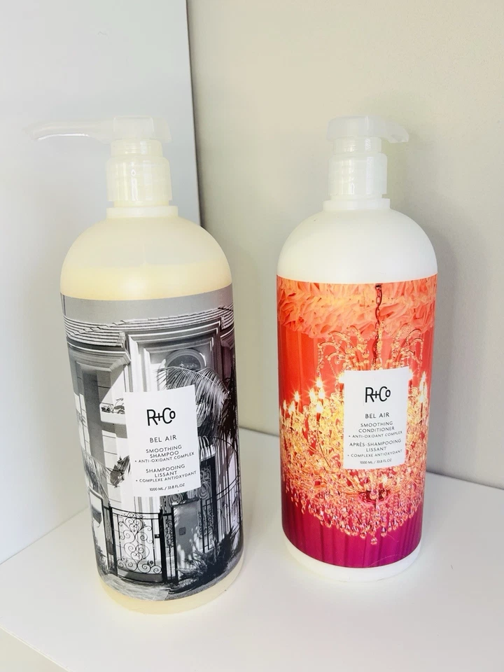 Champú y acondicionador suavizante R+Co Bel Air litro dúo - salón profesional Foto 3 de 3