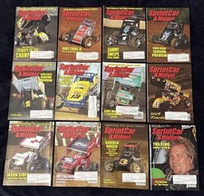 Lot of 12 Sprint Car & Midget Racing Magazine...