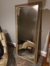 Large Decorative Wall Mirror 165cm – Reeded Antique Style Frame – Heavy