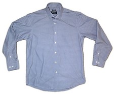 Kenneth Cole Awearness Mens Slim Fit Button Up Long Sleeve Grey Shirt