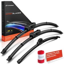 A-Premium 3Pcs 24'' & 20'' & 15'' Windshield Wiper Blades for Audi Q5 2018-2024