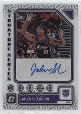 2023-24 Panini Donruss Optic Signature Series Jalen Slawson #SS-SLW Auto 0sc9