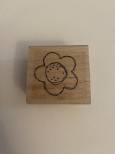 Stampin Up Flower Wood Mounted Rubber Stamp RS64