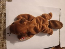 Retired Ty Beanie Baby Bucky The Beaver