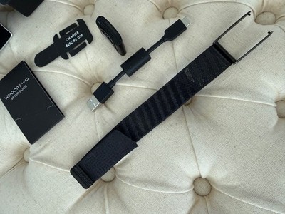 WHOOP 4.0 Fitness Tracker + Battery Pack + Charger + Band Full Set
