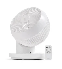 IRIS WOOZOO 360° Oscillating Fan with Remote and Timer 3 Speed Settings