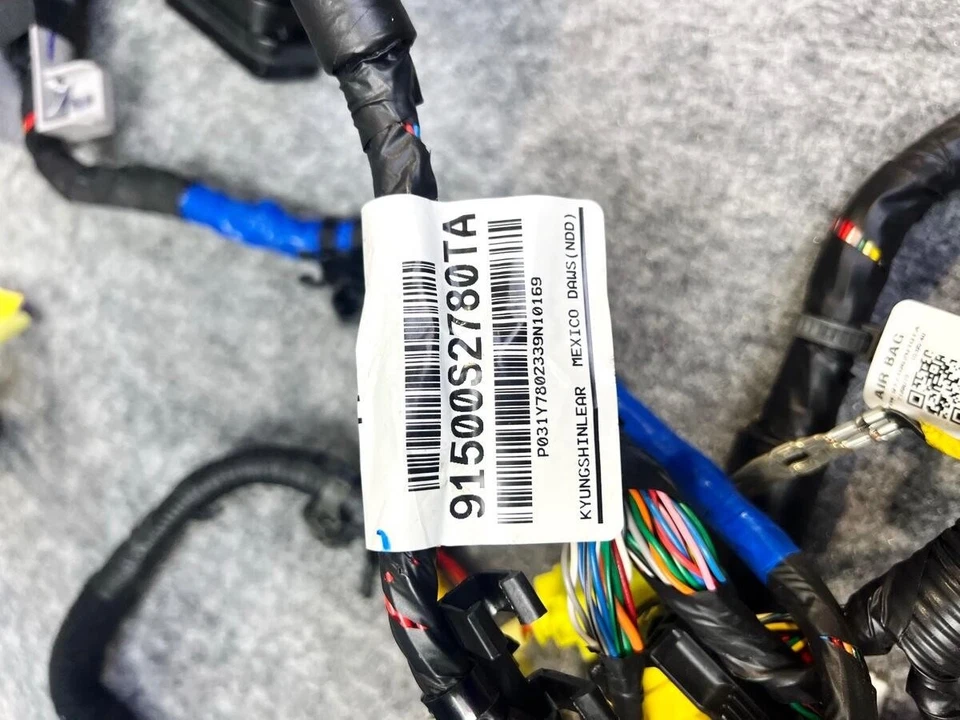 19-20 HYUNDAI SANTA FE MAIN BODY FLOOR WIRE WIRING HARNESS OEM - Image 2 of 3