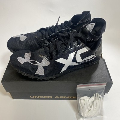 Under Armour Men Size 9 UA Charged Bandit XC Black Country Running 1287914-001