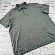 UNTUCKit Clavidor Grey Short Sleeve Polo Shirt Mens XL Reg Fit Casual Office