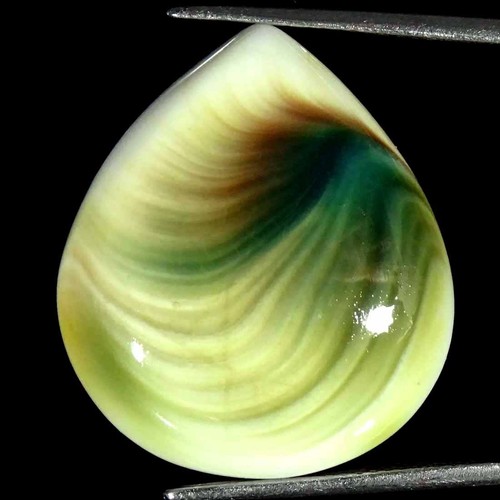 Orecchini A Goccia Artigianali In Argento 925 Con Pietra Naturale Occhio Di Shiva – Stile Foglia, Moderni E Boho, Ipoallergenici, Lunghezza 3,5 Cm, Regalo Con Confezione