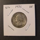 1935 Washington Silver Quarter In Fine Condition