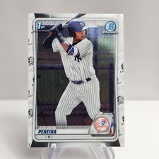 Everson Pereira Rookie 2020 #BCP-51 Bowman Chrome Prospects 1st New York Yankees