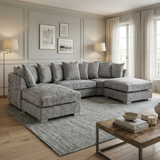 Bishop U-Shape Sofa - Modern Sofas for Living Rooms - Scatter Back - High Back