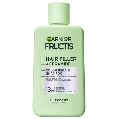 Garnier Fructis Hair Filler Color Repair Shampoo with Ceramide, Smoothing &