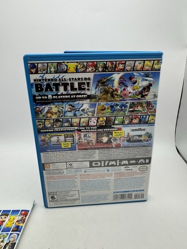 Super Smash Bros. for Wii U (Nintendo Wii U) CIB w/Manual Tested Working Clean - Picture 7 of 7