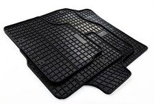 Wielganizator Fußmatten Für Jaguar XF I 2007-2015 - 2-teilige Velours Matten Vorne, Schwarz