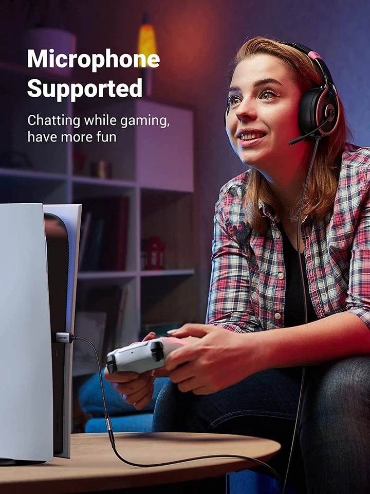 UGREEN USB to 3.5Mm Jack Audio Adapter Sound Card Support Mic TRRS Headphone DAC - Image 4 of 4