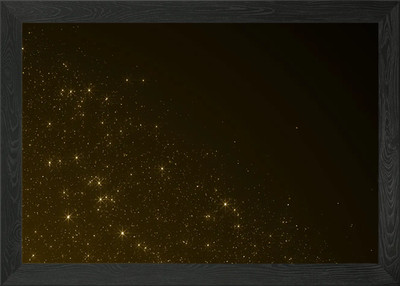 Partikel Bokeh gerahmtes Wandbild Poster Leinwanddruck Bild