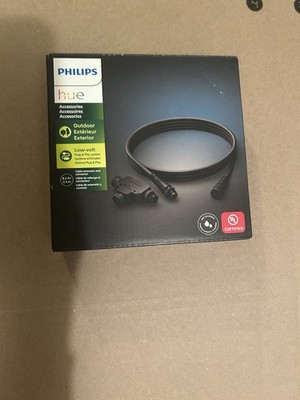 Philips Hue Extension cable with T Connector for outdoor use (2m / 8.2ft)