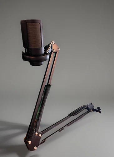QIUOIO RGB Gaming Microphone with Boom Arm: USB Mic for PC - Streaming... 