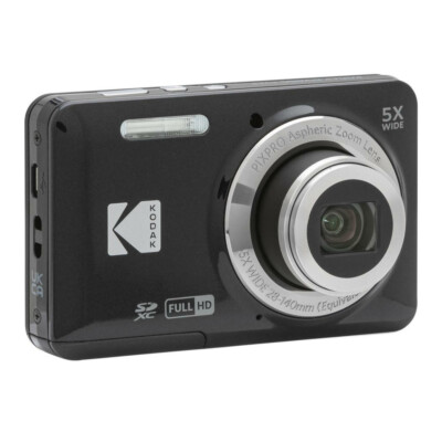 Kodak PIXPRO Friendly Zoom FZ55 Digital Camera Black with 32GB