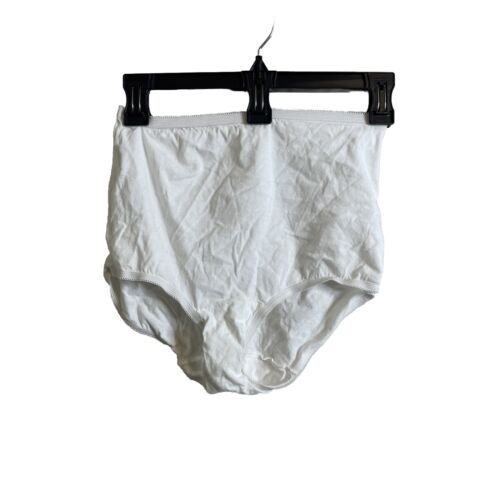 Vintage 1980s Sears White Cotton Brief Panty Granny Core Size 6 NWOT