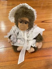 Vintage Hosung Monkey Chimp Plush Hand Puppet JULIOUS