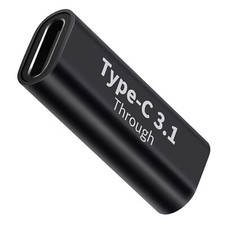 USB Type C 3.1 Coupler Female to Female Adapter Data 10Gbps Charging Connector