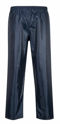 Portwest S441 Mens Waterproof Rain Pants Lightweight Adjustable Safety Overpants - Picture 9 of 13