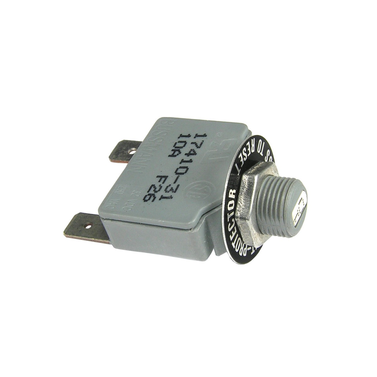 トップス asm327 10A 32VDC 250VAC Panel Mount Circuit Breaker Flat-Pak 17410