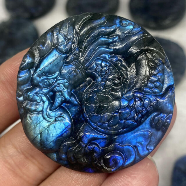 Natural Labradorite Quartz Hand carved China Dragon Crystal Reiki healing 1pc Natural Labradorite Quartz Hand carved China Dragon Crystal Reiki healing 1pc