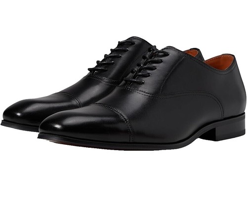 Santoni Salem Cap Toe Oxford Shoes Brown Leather Mens 13 EE  display picture 3