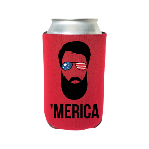 Funny Patriotic Can Coolers, 'Merica Coolies, 4th of July, Summer Memorial Day - Foto 24 di 28