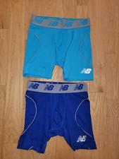 New Balance Men's Polyester/Spandex Sport Boxer Briefs, Size S, 2-Pack